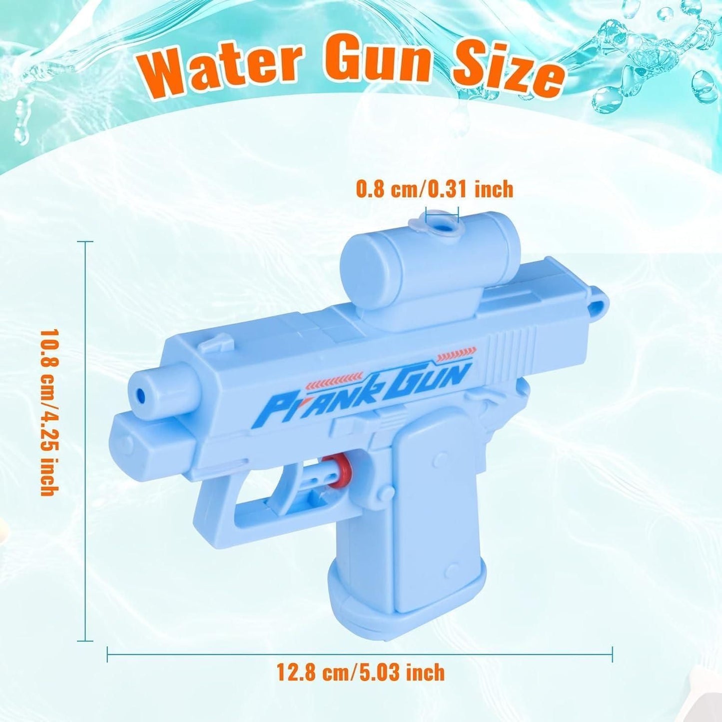 Prank Water Gun Toy (Assorted Colors)